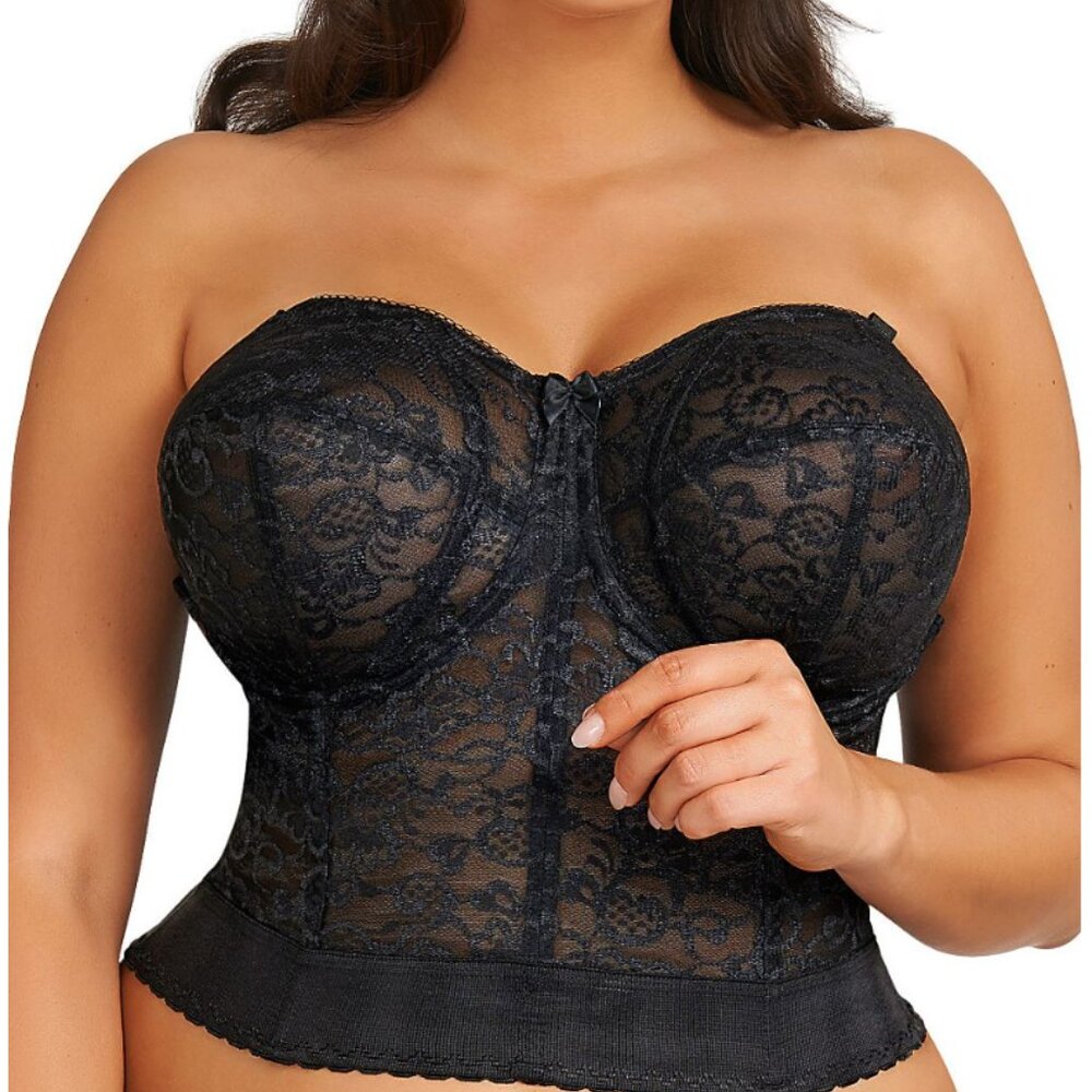 Goddess Bustier Bra w/out Straps UK 44E US 44F